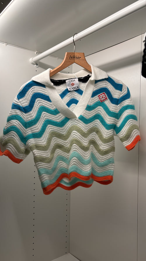 Ensemble en laine d’été multicolore